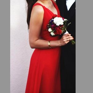 Jasmine B2 Red Gown/Prom/Bridesmaid Dress Size 8
